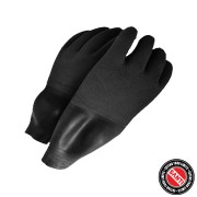 Grey dry gloves with wrist seals