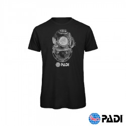 PADI 빈티지 다이빙헬멧 티셔츠